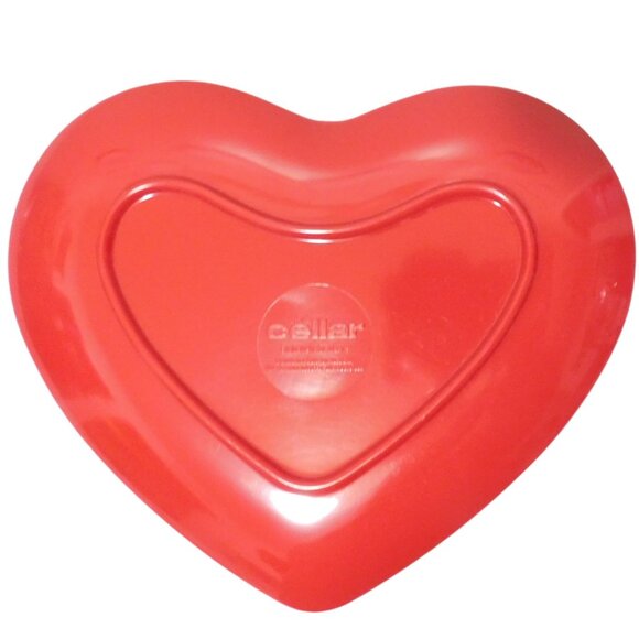 4 piece red heart plate set - Picture 5 of 5